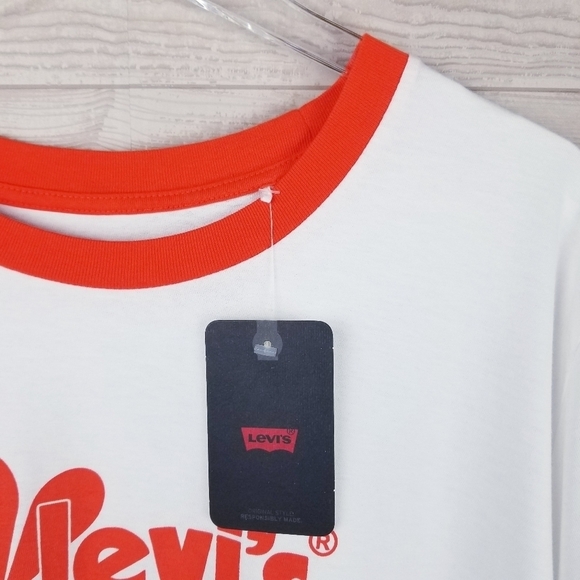 Levi's Cropped Jordie T-Shirt A10250008 NWT size 2X - Picture 5 of 13